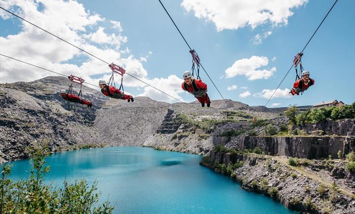 Velocity 2, the world's fastest zip line